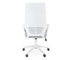 White & Gray Executive Office Chair -Home Sale Store 810512972 6