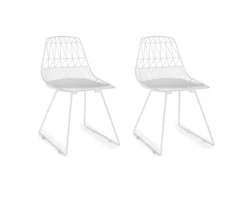 Vivi Metal Dining Chairs, 2-Pack -Home Sale Store 810513498 1