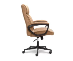 Hannah Beige Microfiber Office Chair -Home Sale Store 810513511 12 1