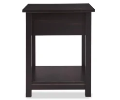 Baily Black Nightstand -Home Sale Store 810513516 8
