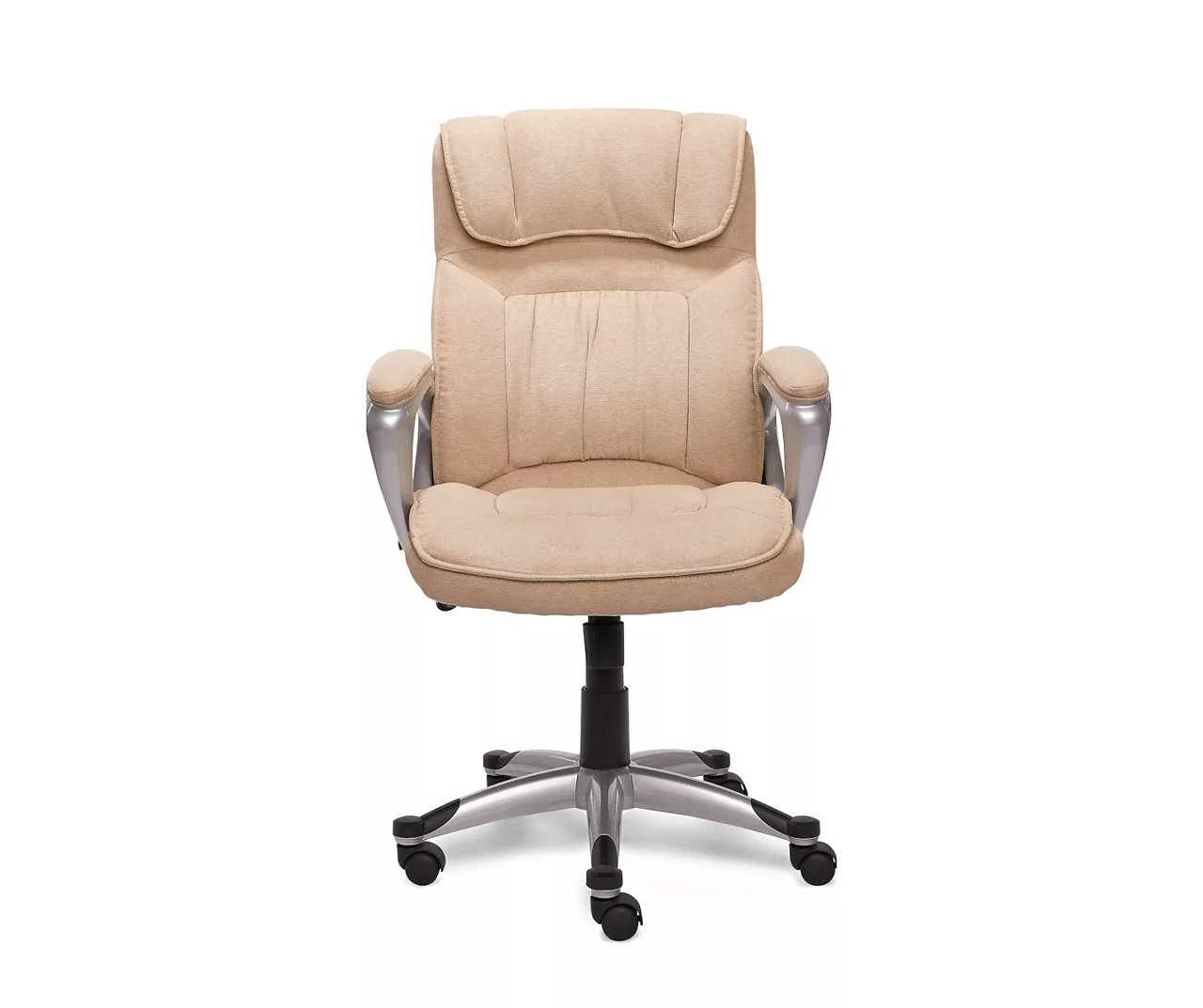 Fawn Tan Linen Executive Office Chair 1 Fawn Tan Linen Executive Office Chair