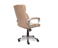 Fawn Tan Linen Executive Office Chair 11 Fawn Tan Linen Executive Office Chair -Home Sale Store 810513549 6