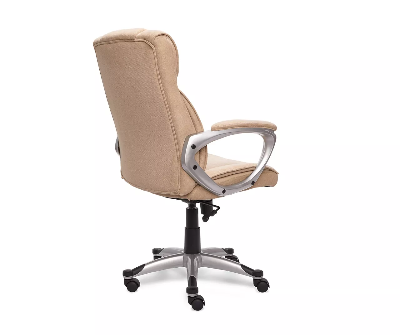 Fawn Tan Linen Executive Office Chair 4 Fawn Tan Linen Executive Office Chair - Image 4
