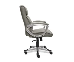 Glacial Gray Linen Executive Office Chair 10 Glacial Gray Linen Executive Office Chair -Home Sale Store 810513550 5