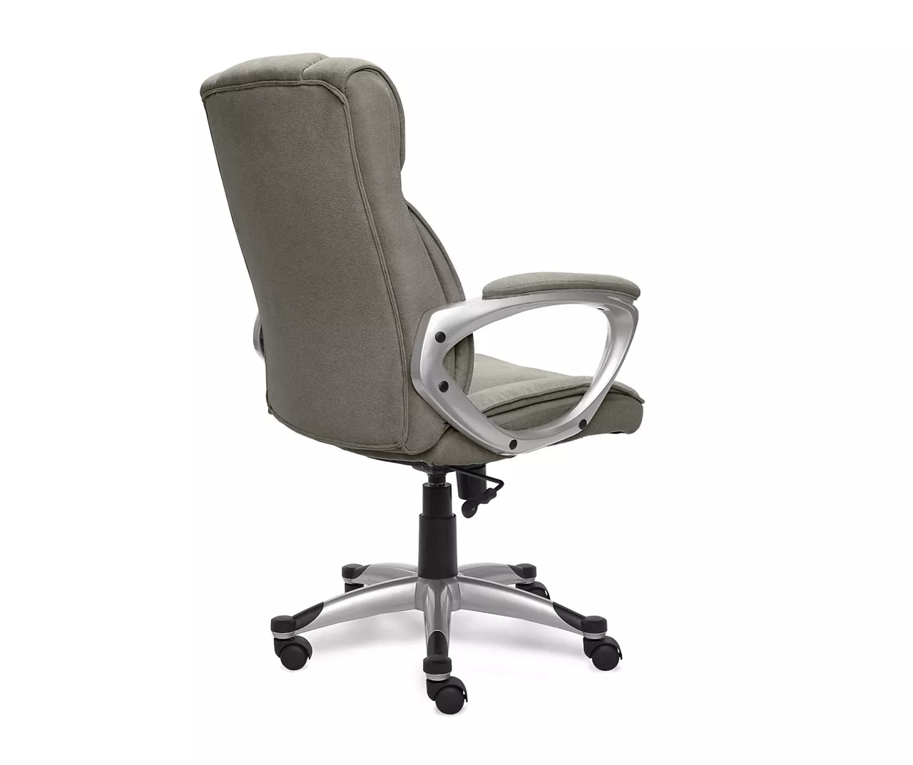 Glacial Gray Linen Executive Office Chair 4 Glacial Gray Linen Executive Office Chair - Image 4