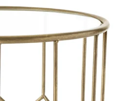 Gold Harper Side Table -Home Sale Store 810513567 4