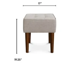 Aria Tufted Stool -Home Sale Store 810513576 3