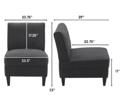 Serta Copenhagen Tufted Slipper Chair -Home Sale Store 810513580 4