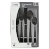 Matte Black 20-Piece Blake Flatware Set
