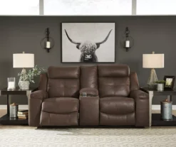 Jesolo Coffee Brown Reclining Console Loveseat 11 Jesolo Coffee Brown Reclining Console Loveseat -Home Sale Store 810519673 2