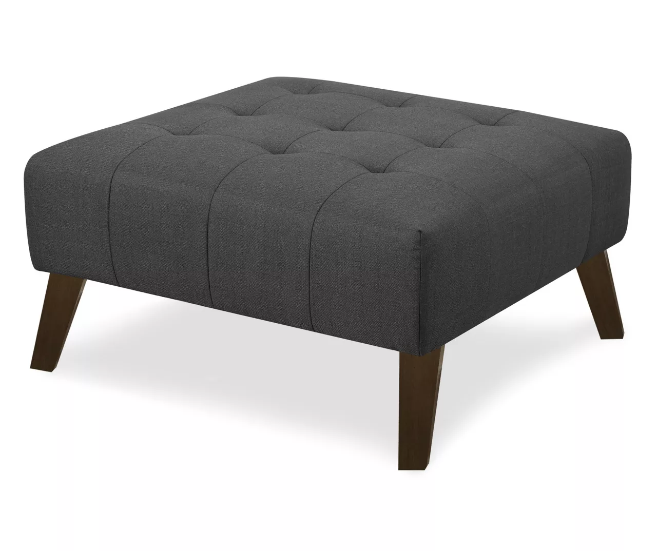 Jasper Charcoal Pebble Square Ottoman 5 Jasper Charcoal Pebble Square Ottoman - Image 5