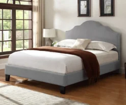 Lombard Light Gray Full Upholstered Bed -Home Sale Store 810519982 7