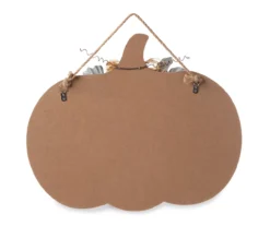 "Welcome" White Pumpkin Hanging Wall Decor -Home Sale Store 810526354 3