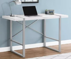 Monarch Paneled Metal Computer Desk -Home Sale Store 810527346 1