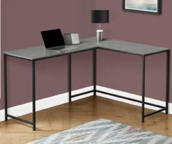 Monarch L-Shaped Metal Corner Desk 27 Monarch L-Shaped Metal Corner Desk -Home Sale Store 810527367 1