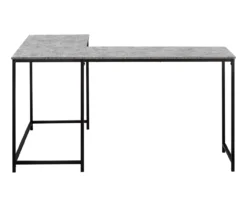 Monarch L-Shaped Metal Corner Desk 24 Monarch L-Shaped Metal Corner Desk -Home Sale Store 810527367 3