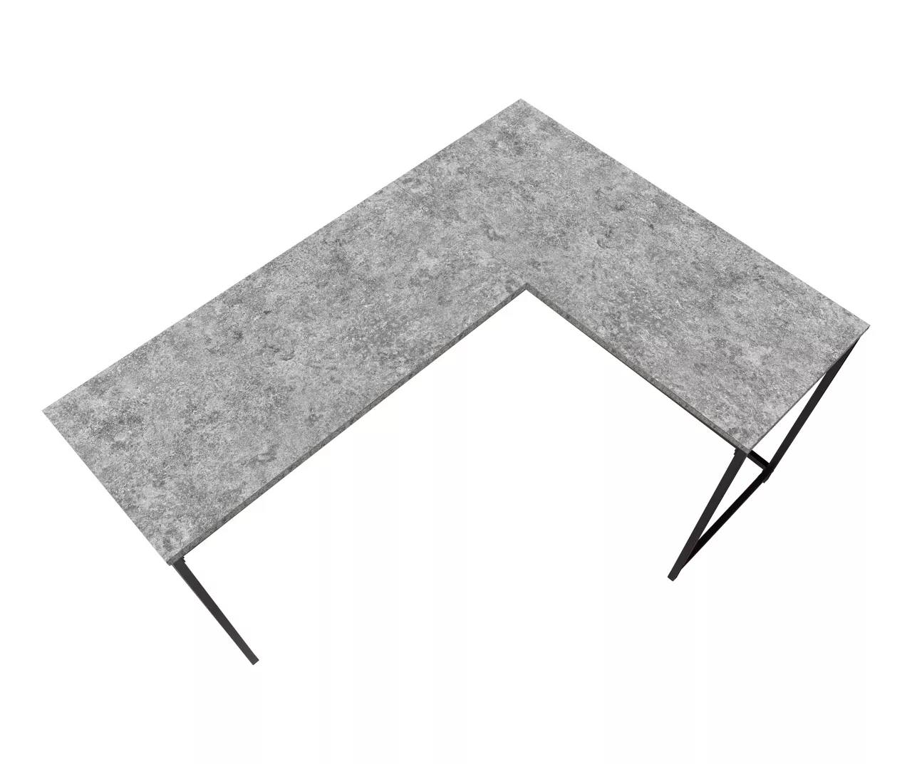 Monarch L-Shaped Metal Corner Desk 9 Monarch L-Shaped Metal Corner Desk - Image 9