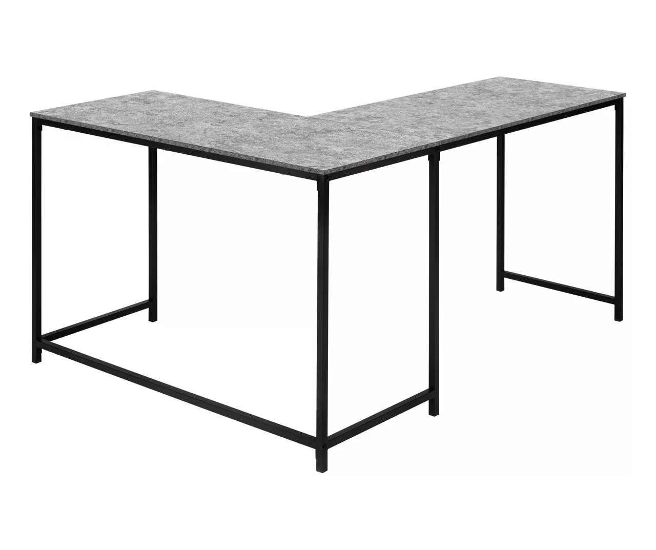 Monarch L-Shaped Metal Corner Desk 6 Monarch L-Shaped Metal Corner Desk - Image 6