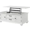 Charleston Shutter Door Lift Top Coffee Table