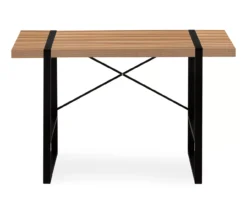 Brown Wood Look Thick Panel Computer Desk -Home Sale Store 810533370 4