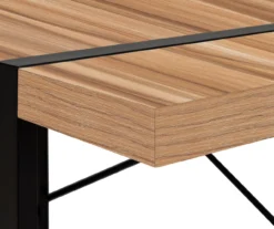Brown Wood Look Thick Panel Computer Desk -Home Sale Store 810533370 7