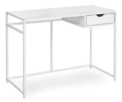 42" Single Drawer Computer Desk -Home Sale Store 810533429 2