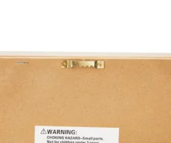 "Always Do Your Best" White Framed Plaque With Wood Beads Accent -Home Sale Store 810534096 810534097 3