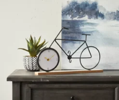 Black Bicycle Tabletop Clock -Home Sale Store 810534611 2