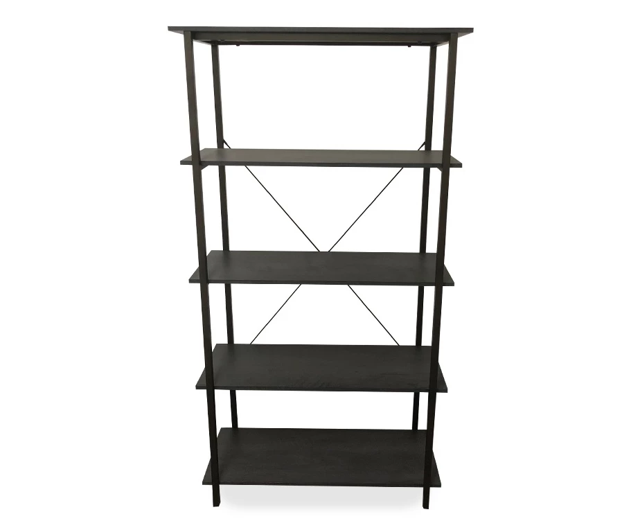 Real Living Rustic 5-Shelf Bookcase 10 Real Living Rustic 5-Shelf Bookcase - Image 10
