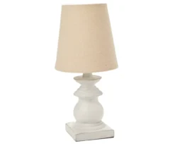 Home Sale Store 10 White Spindle Table Lamp With Bulb