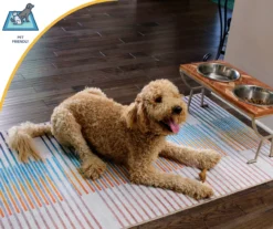 My Magic Carpet Moroccan Trellis Teal Washable Area Rug, (3' X 5') 13 My Magic Carpet Moroccan Trellis Teal Washable Area Rug, (3' X 5') -Home Sale Store 810537735 5