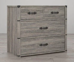 Nova Gray Oak 4-Drawer Storage Dresser -Home Sale Store 810538201 2
