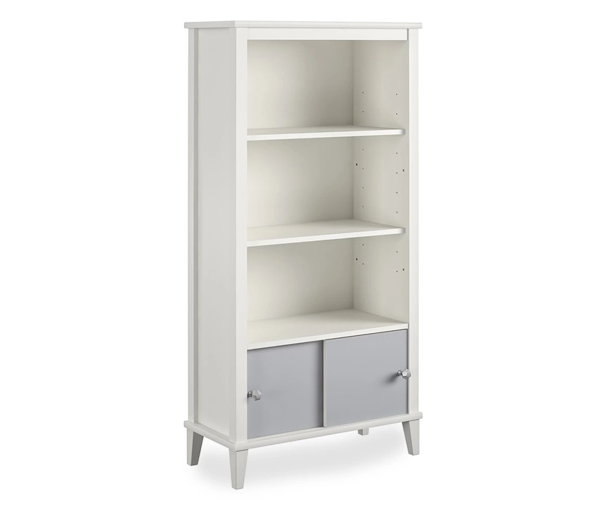 Monarch Hill Poppy Gray & White Bookcase 1 Monarch Hill Poppy Gray & White Bookcase