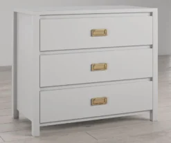 Monarch Hill Haven Dove Gray 3-Drawer Dresser