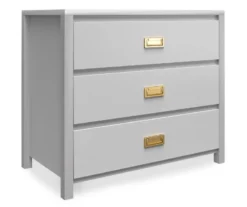 Monarch Hill Haven Dove Gray 3-Drawer Dresser -Home Sale Store 810538227 4