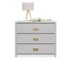 Monarch Hill Haven Dove Gray 3-Drawer Dresser -Home Sale Store 810538227 5