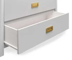 Monarch Hill Haven Dove Gray 3-Drawer Dresser -Home Sale Store 810538227 6