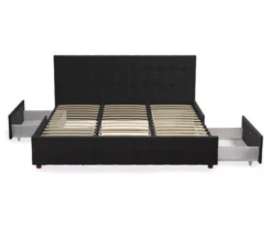 CosmoLiving Elizabeth Velvet Storage Bed -Home Sale Store 810540948 6