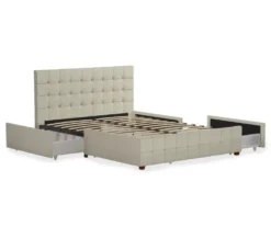 CosmoLiving Elizabeth Velvet Storage Bed -Home Sale Store 810540949 4