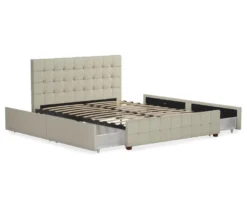 CosmoLiving Elizabeth Velvet Storage Bed -Home Sale Store 810540949 5