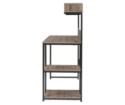 Daylicrew 2-Shelf Home Office Desk & Hutch -Home Sale Store 810542286 6