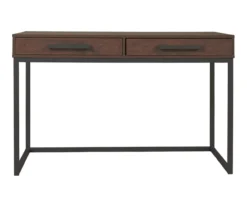 Horatio Brown & Gunmetal Wood Desk -Home Sale Store 810542288 4