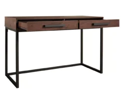 Horatio Brown & Gunmetal Wood Desk -Home Sale Store 810542288 5