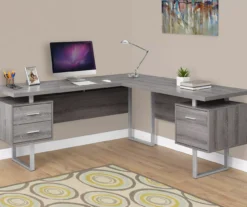 Monarch Metal 3-Drawer L-Shaped Computer Desk 26 Monarch Metal 3-Drawer L-Shaped Computer Desk -Home Sale Store 810542416 1
