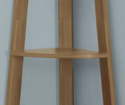 Monarch 5-Shelf Etagere Corner Bookcase -Home Sale Store 810542446 3