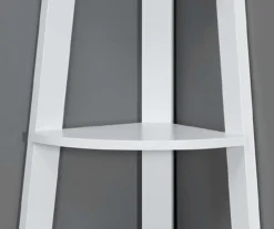 Monarch 5-Shelf Etagere Corner Bookcase -Home Sale Store 810542448 3