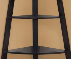 Monarch 4-Shelf Etagere Corner Bookcase -Home Sale Store 810542456 3