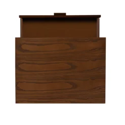 Shay Walnut 1-Drawer Wood Nightstand -Home Sale Store 810543117 4