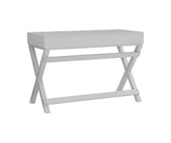 Kari Gray 2-Drawer Campaign Desk -Home Sale Store 810543177 5