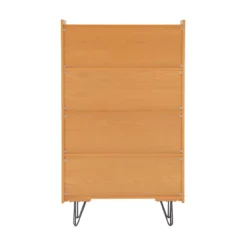 Nate Ash 4-Shelf Bookcase -Home Sale Store 810543195 5
